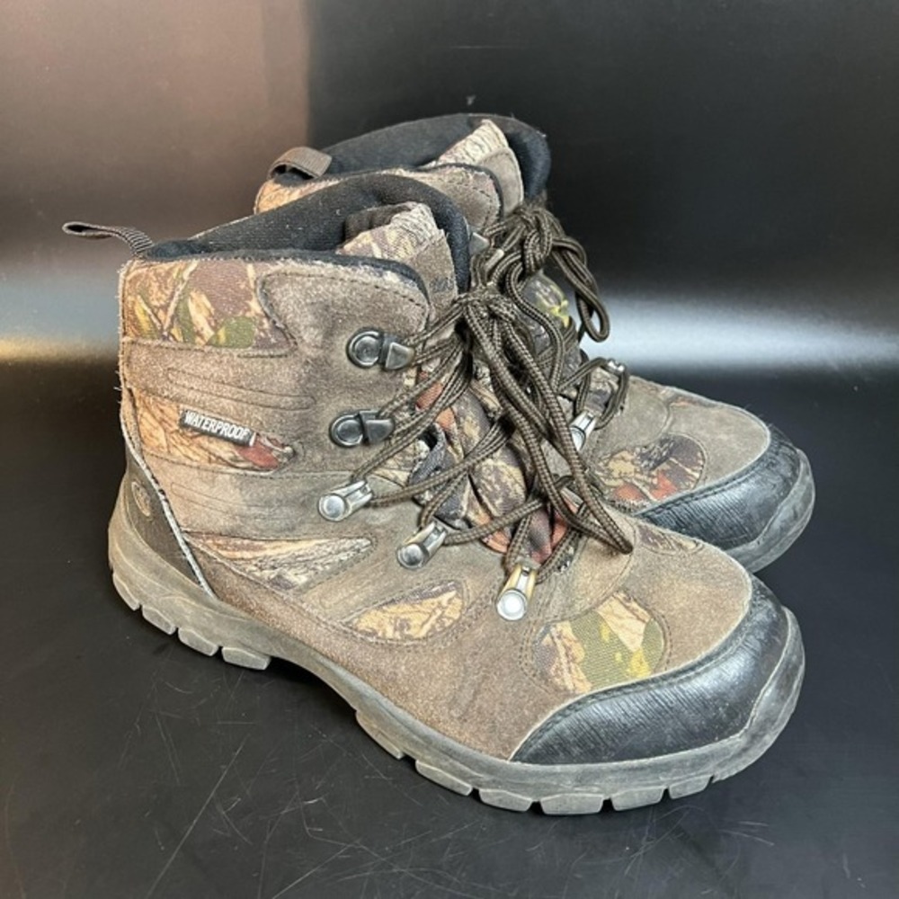 Northside Renegade Camo Suede Waterproof Thinsulate Hiking Boots Youth Size 4